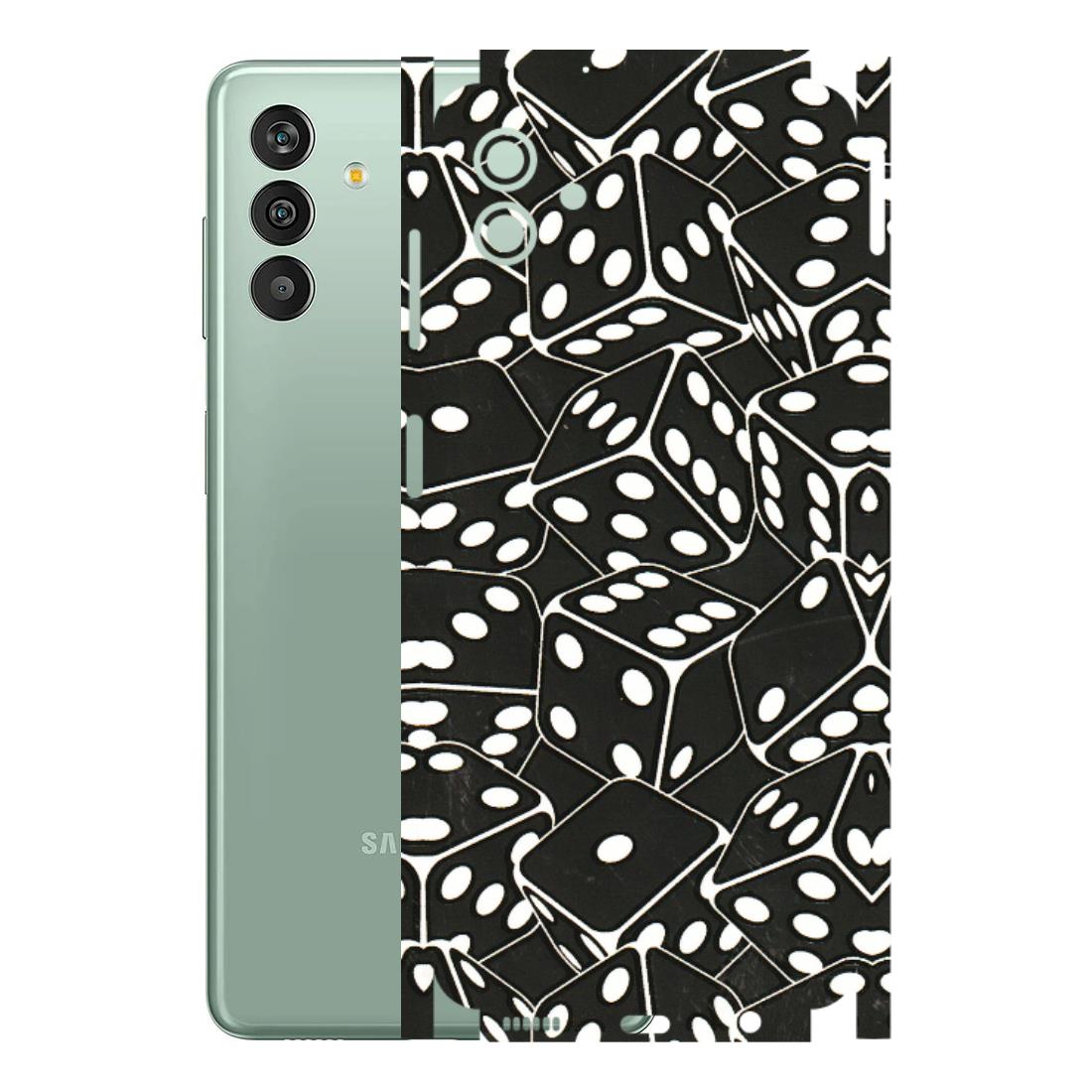 Samsung M/F/Note/Flip and C Phone Skins (All Models) - Big Black Dices - 3D Embossed Finish (L-106) Samsung Galaxy M13 (5G)