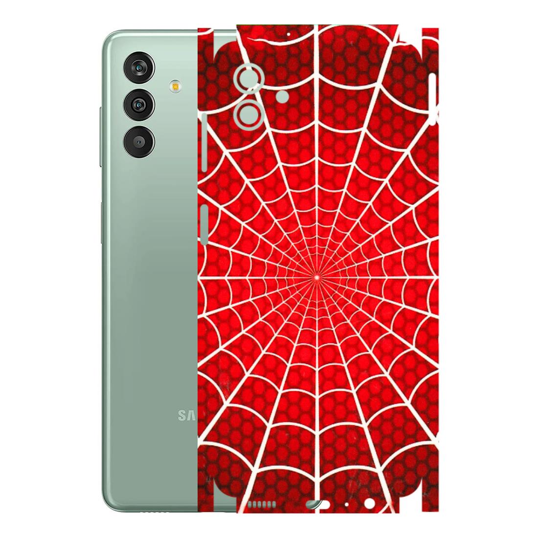 Samsung M/F/Note/Flip and C Phone Skins (All Models) - Classic Spidey Web - 3D Embossed Finish (L-115) Samsung Galaxy M13 (5G)