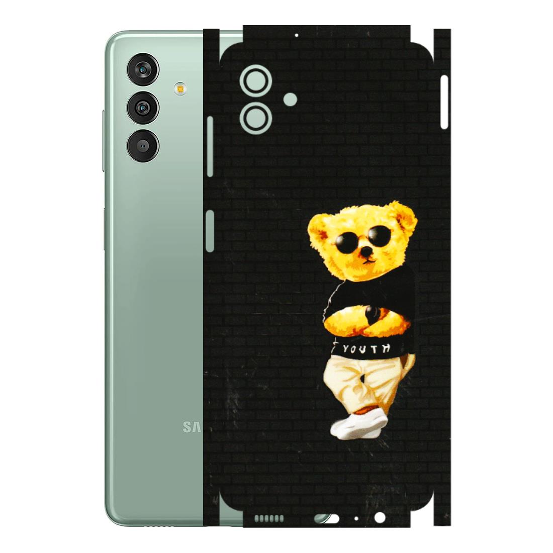 Samsung M/F/Note/Flip and C Phone Skins (All Models) - Classy Teddy Bear - 3D Embossed Finish (L-116) Samsung Galaxy M13 (5G)