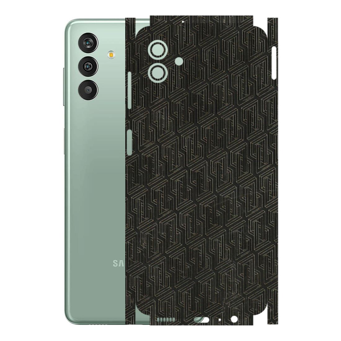 Samsung M/F/Note/Flip and C Phone Skins (All Models) - Black Abstract Pattern - 3D Embossed Finish (L-117) Samsung Galaxy M13 (5G)