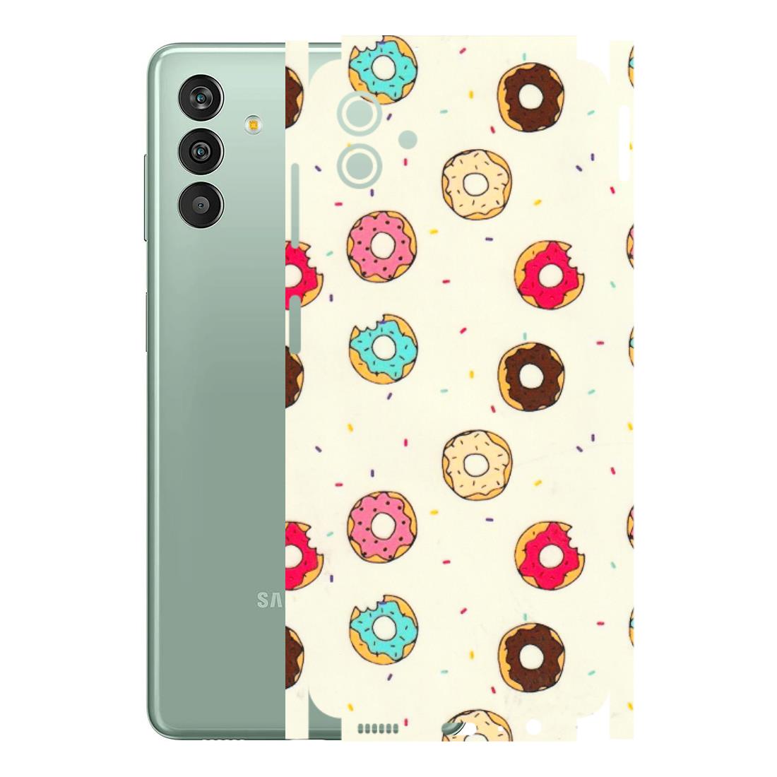 Samsung M/F/Note/Flip and C Phone Skins (All Models) - Mini Donuts Doodle Art - 3D Embossed Finish (L-122) Samsung Galaxy M13 (5G)