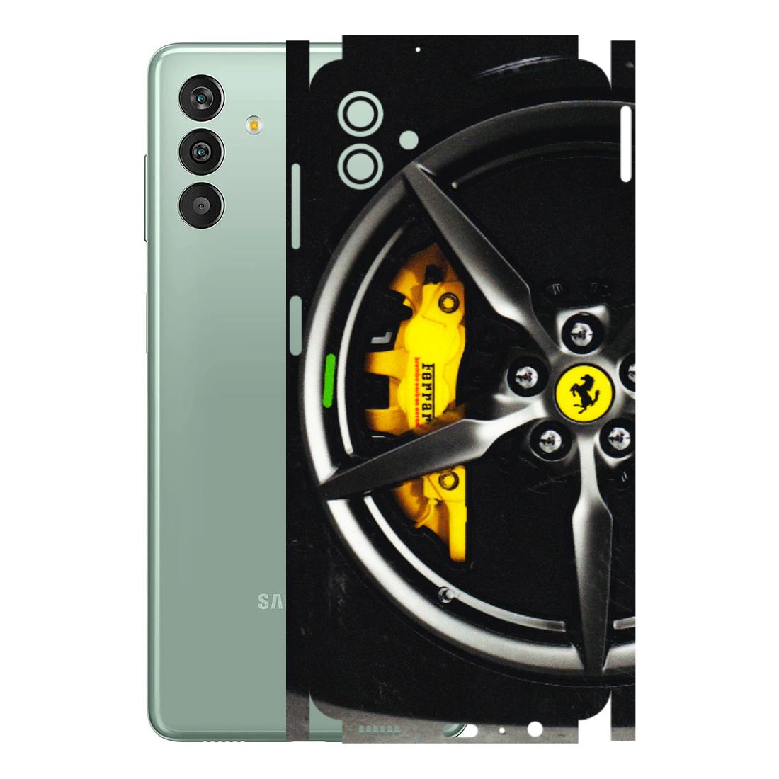 Samsung M/F/Note/Flip and C Phone Skins (All Models) - Ferrari Wheel Alloy - 3D Embossed Finish (L-173) Samsung Galaxy M13 (5G)