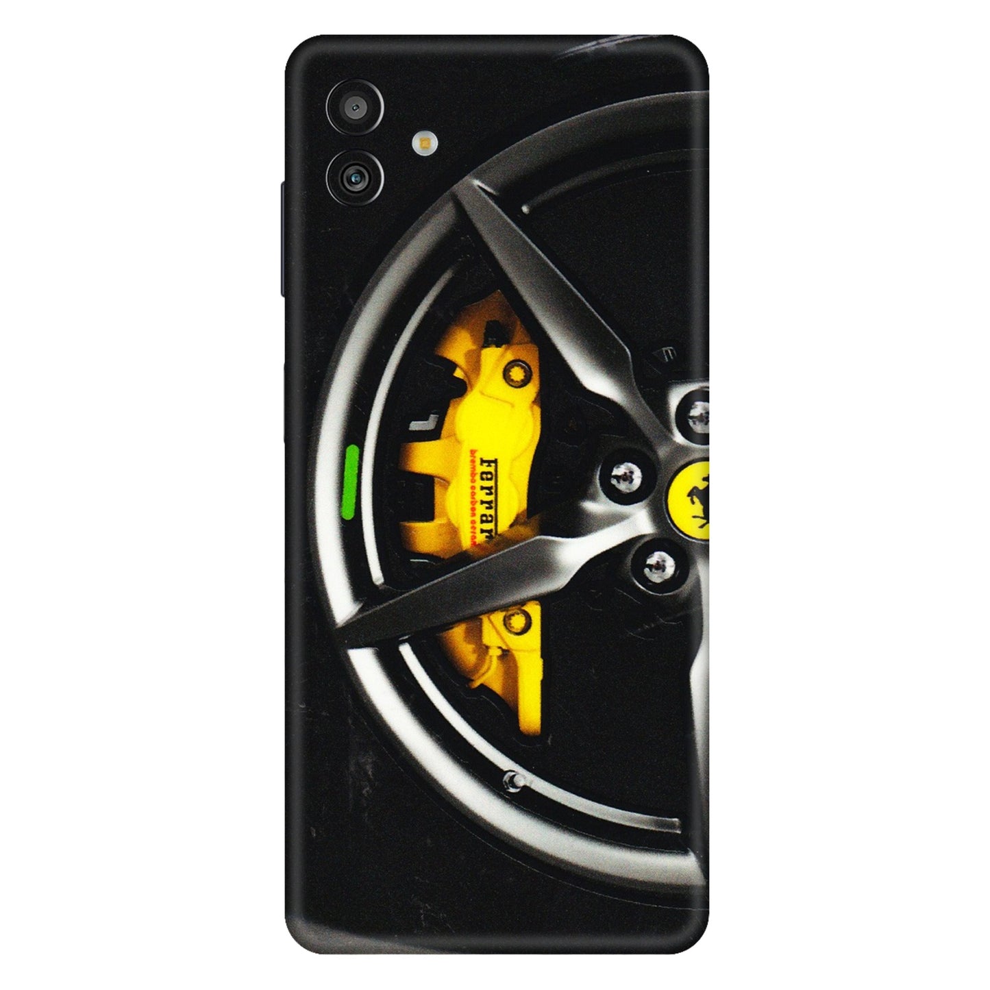 Samsung M/F/Note/Flip and C Phone Skins (All Models) - Ferrari Wheel Alloy - 3D Embossed Finish (L-173) Samsung Galaxy M13 (5G)
