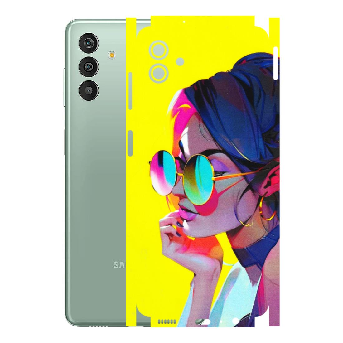 Samsung M/F/Note/Flip and C Phone Skins (All Models) - Bold Stylish Girl - 3D Embossed Finish (L-222) Samsung Galaxy M13 (5G)