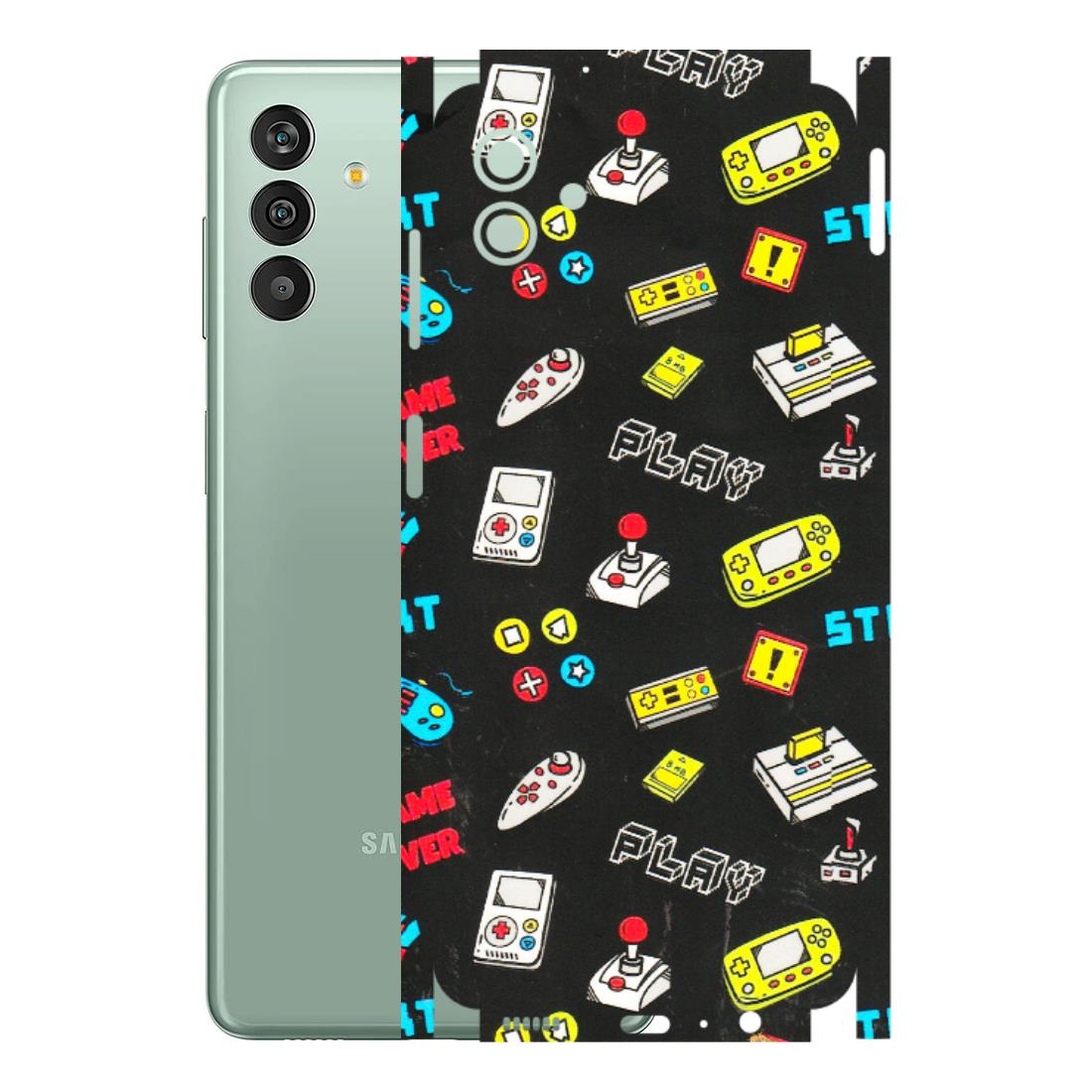 Samsung M/F/Note/Flip and C Phone Skins (All Models) - Gaming Doodles - 3D Embossed Finish (L-224) Samsung Galaxy M13 (5G)