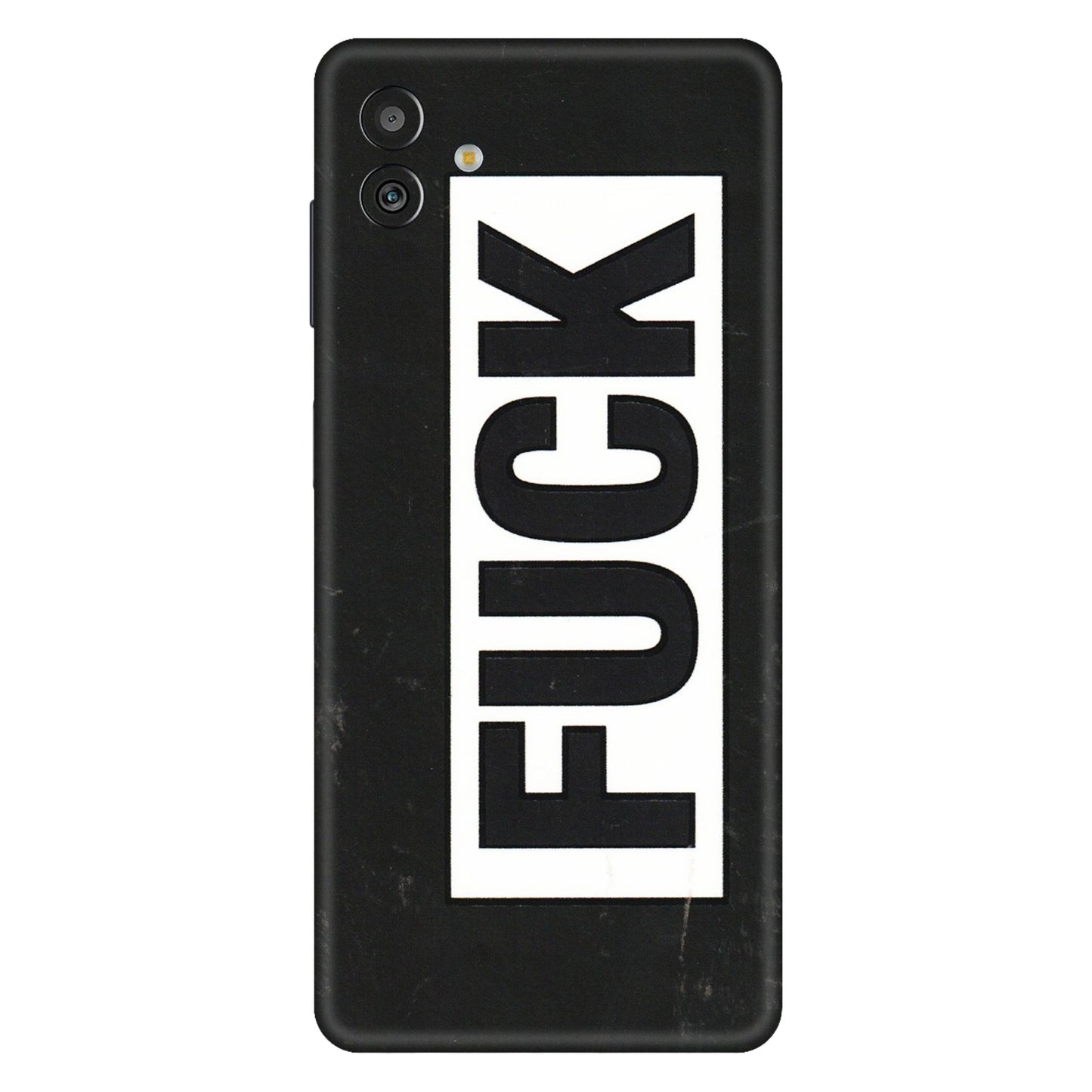 Samsung M/F/Note/Flip and C Phone Skins (All Models) - The F Word - 3D Embossed Finish (L-255) Samsung Galaxy M13 (5G)