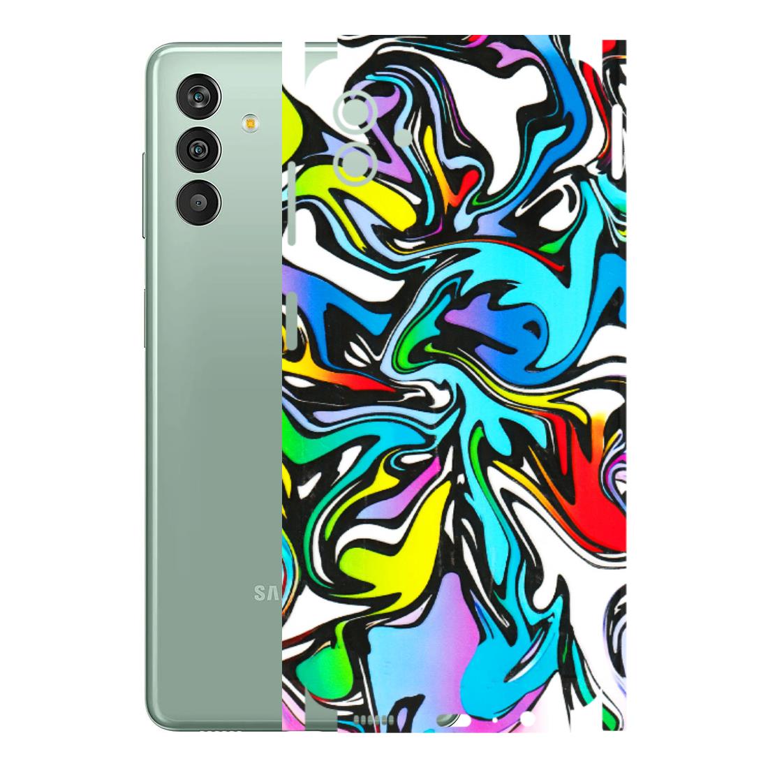 Samsung M/F/Note/Flip and C Phone Skins (All Models) - Abstract Colour Paints - 3D Embossed Finish (L-271) Samsung Galaxy M13 (5G)