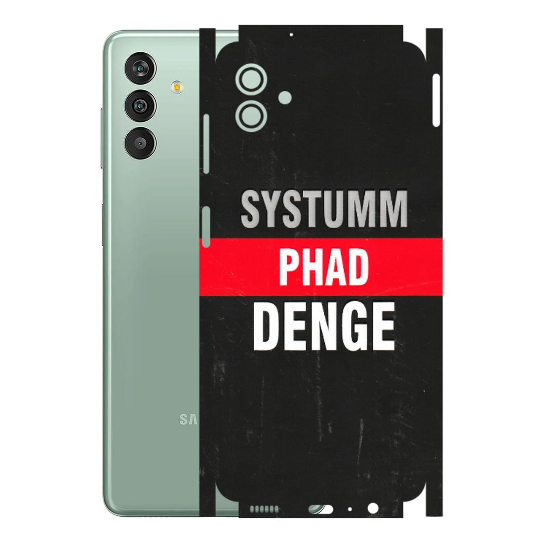 Samsung M/F/Note/Flip and C Phone Skins (All Models) - Systumm Phad Denge - 3D Embossed Finish (L-278) Samsung Galaxy M13 (5G)