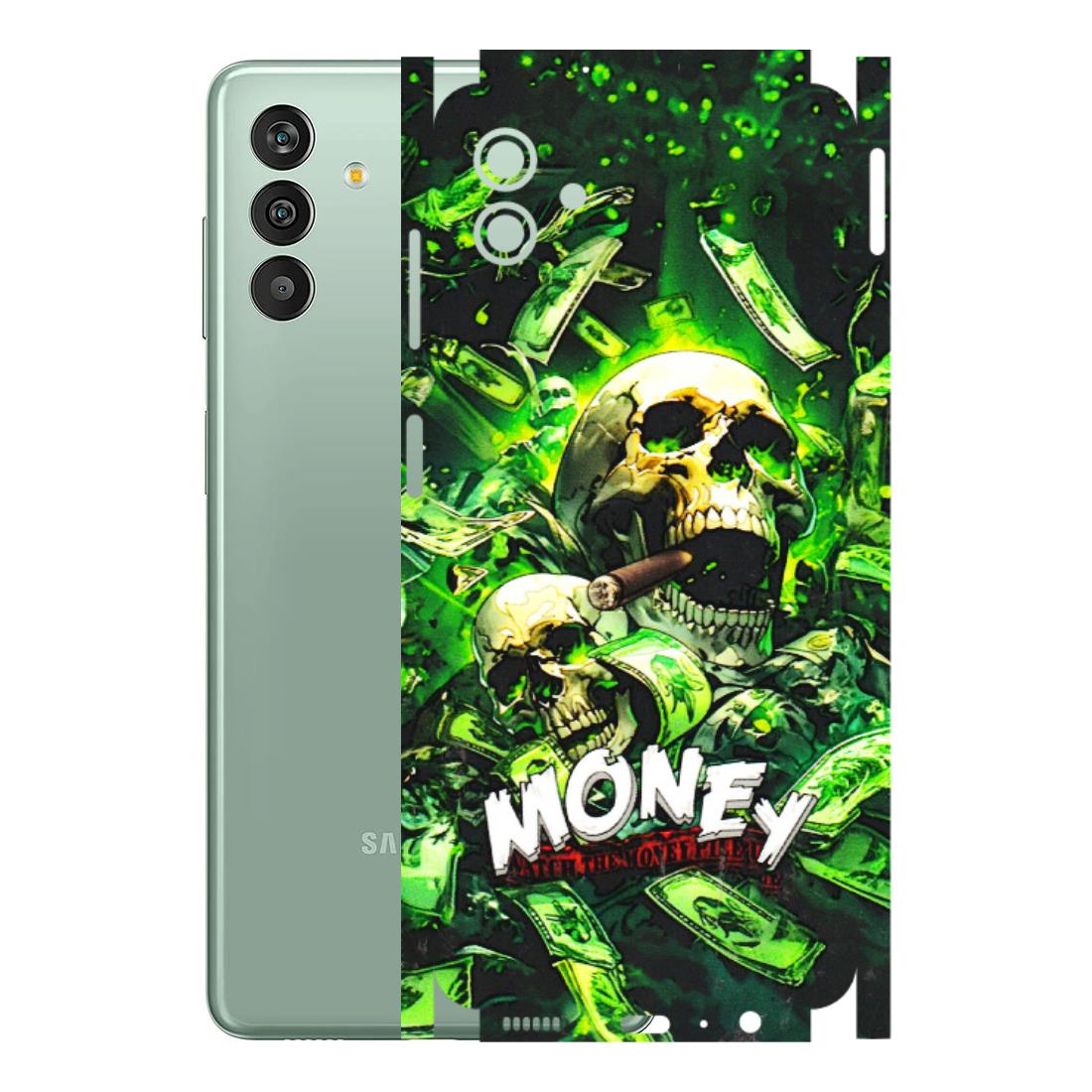 Samsung M/F/Note/Flip and C Phone Skins (All Models) - Skull Money - 3D Embossed Finish (L-303) Samsung Galaxy M13 (5G)