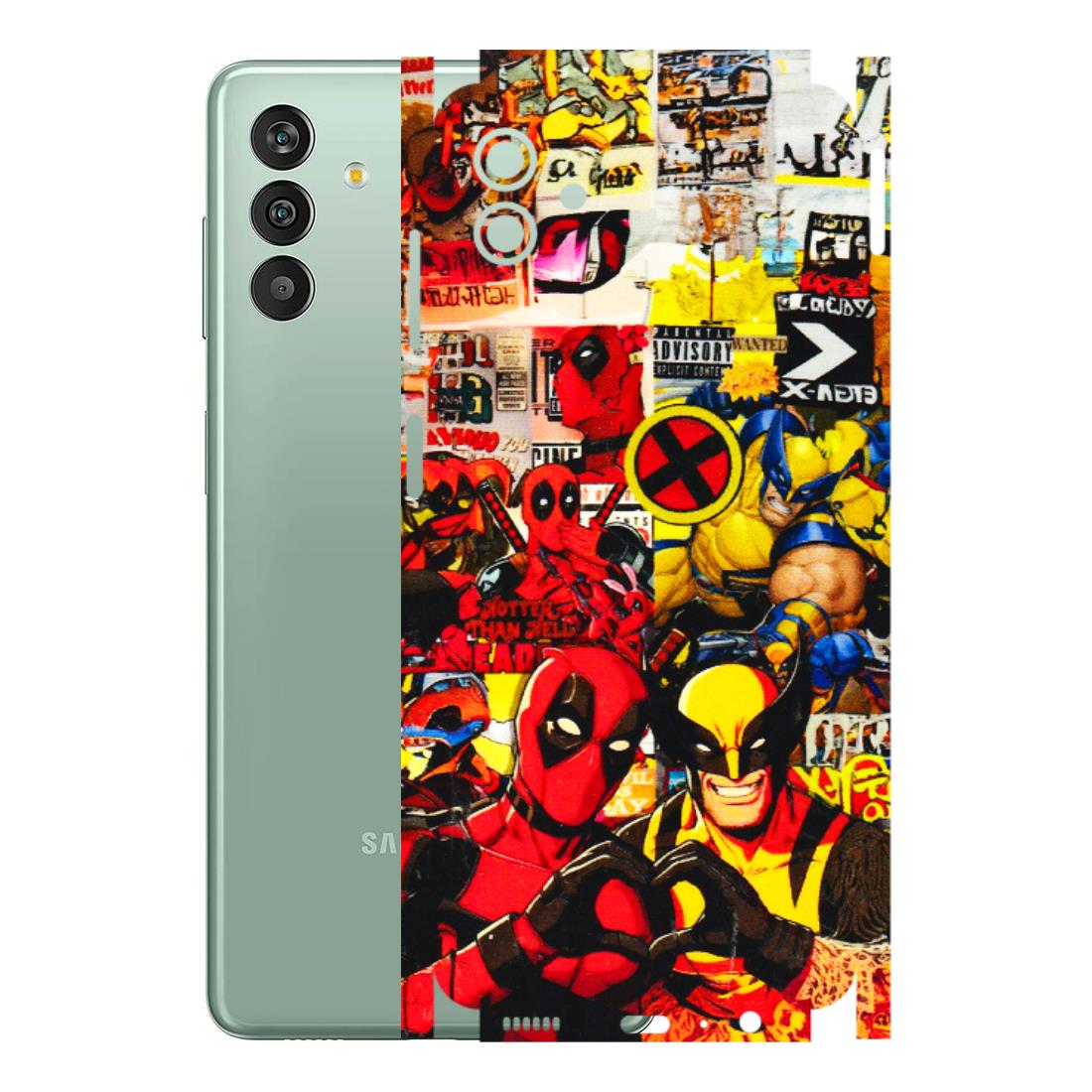 Samsung M/F/Note/Flip and C Phone Skins (All Models) - Spidy Wolverine - 3D Embossed Finish (L-310) Samsung Galaxy M13 (5G)