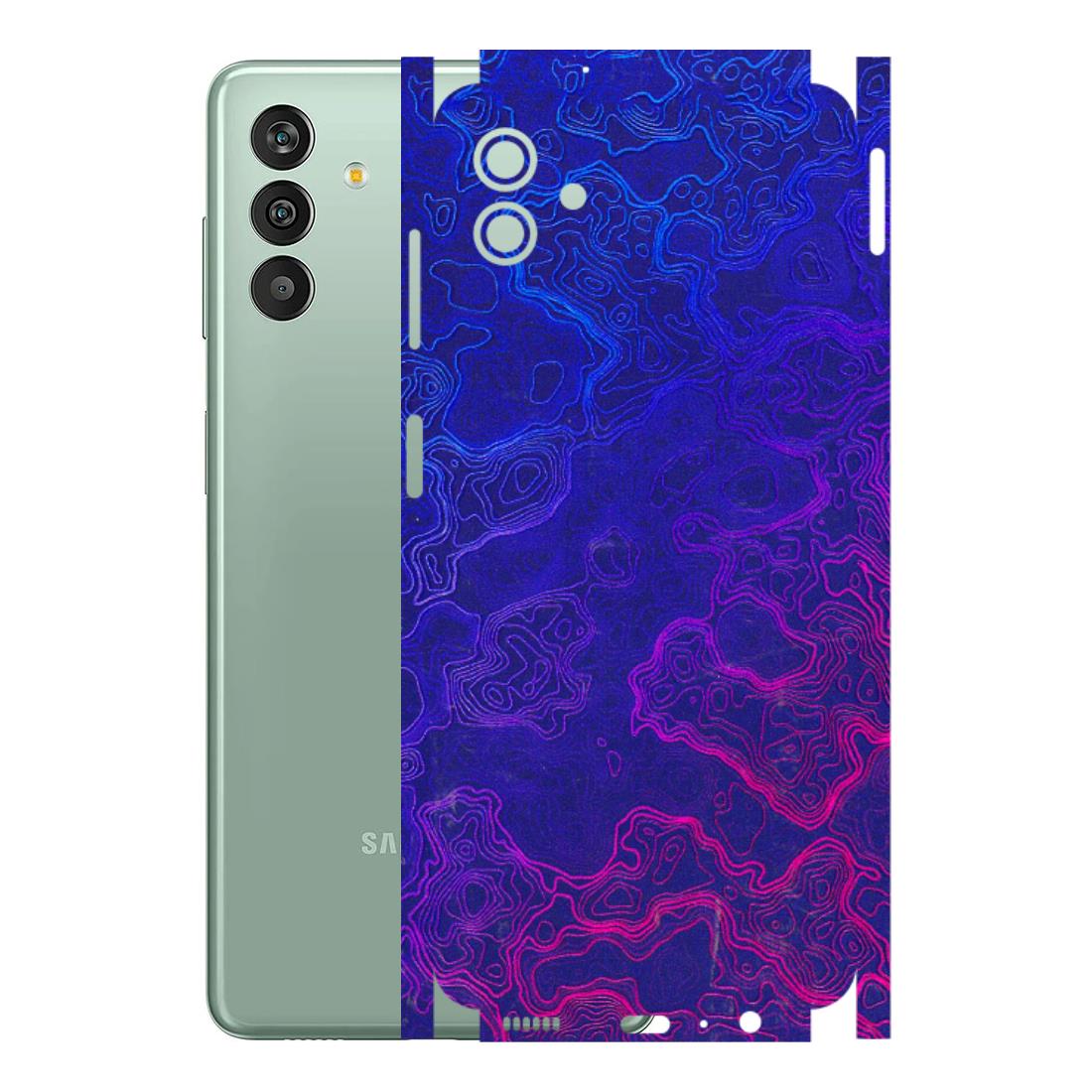 Samsung M/F/Note/Flip and C Phone Skins (All Models) - Purple Ripples Swirl - 3D Embossed Finish (L-314) Samsung Galaxy M13 (5G)