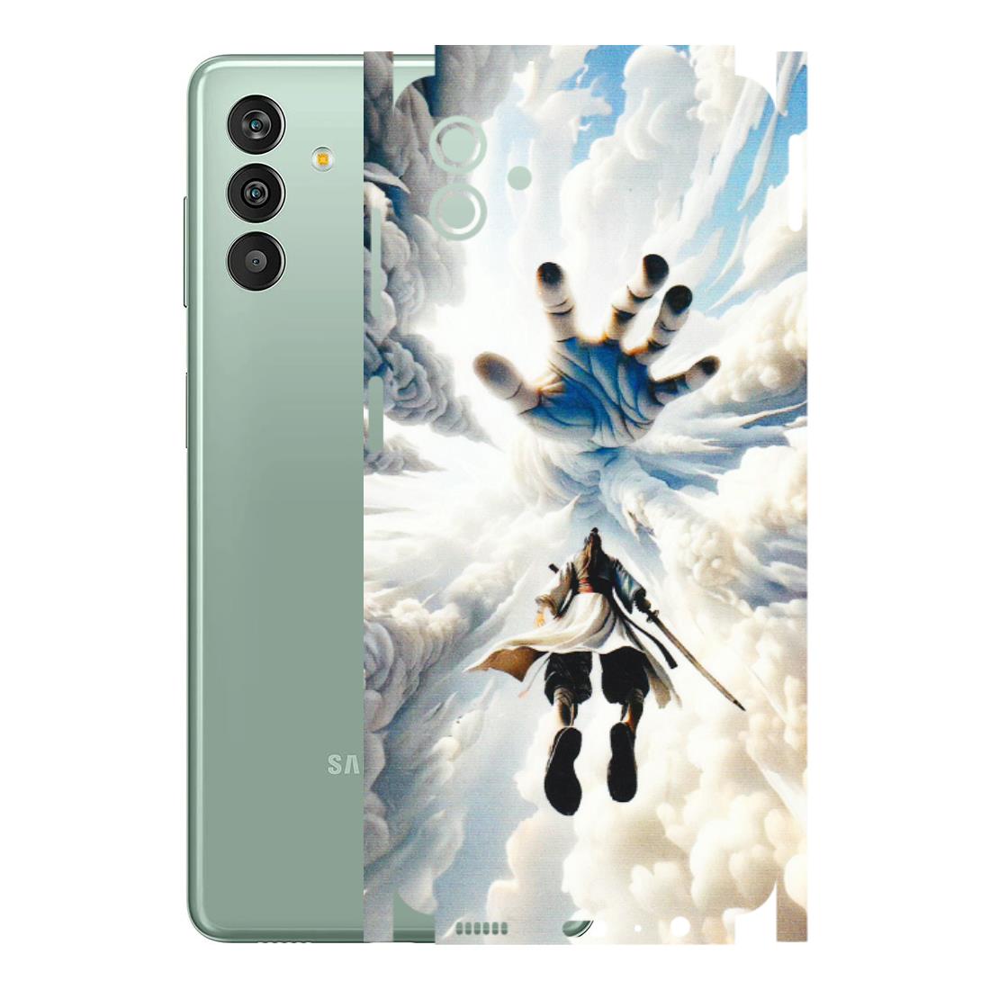 Samsung M/F/Note/Flip and C Phone Skins (All Models) - Big Hand With Monkey King - 3D Embossed Finish (L-323) Samsung Galaxy M13 (5G)
