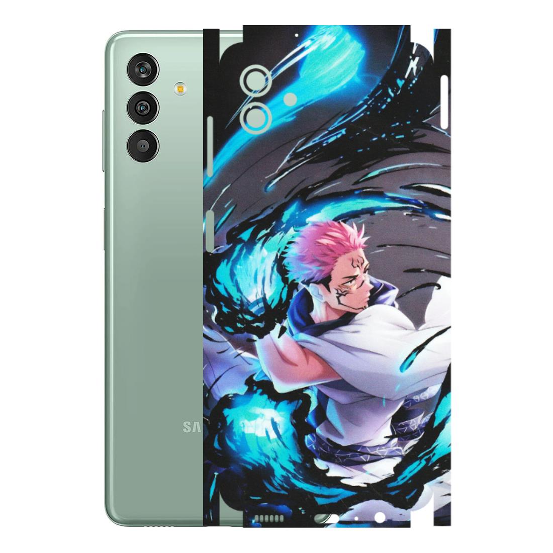 Samsung M/F/Note/Flip and C Phone Skins (All Models) - New Jujutsu Kaisen Grey Blue Anime - Matte Finish (M-127) Samsung Galaxy M13 (5G)