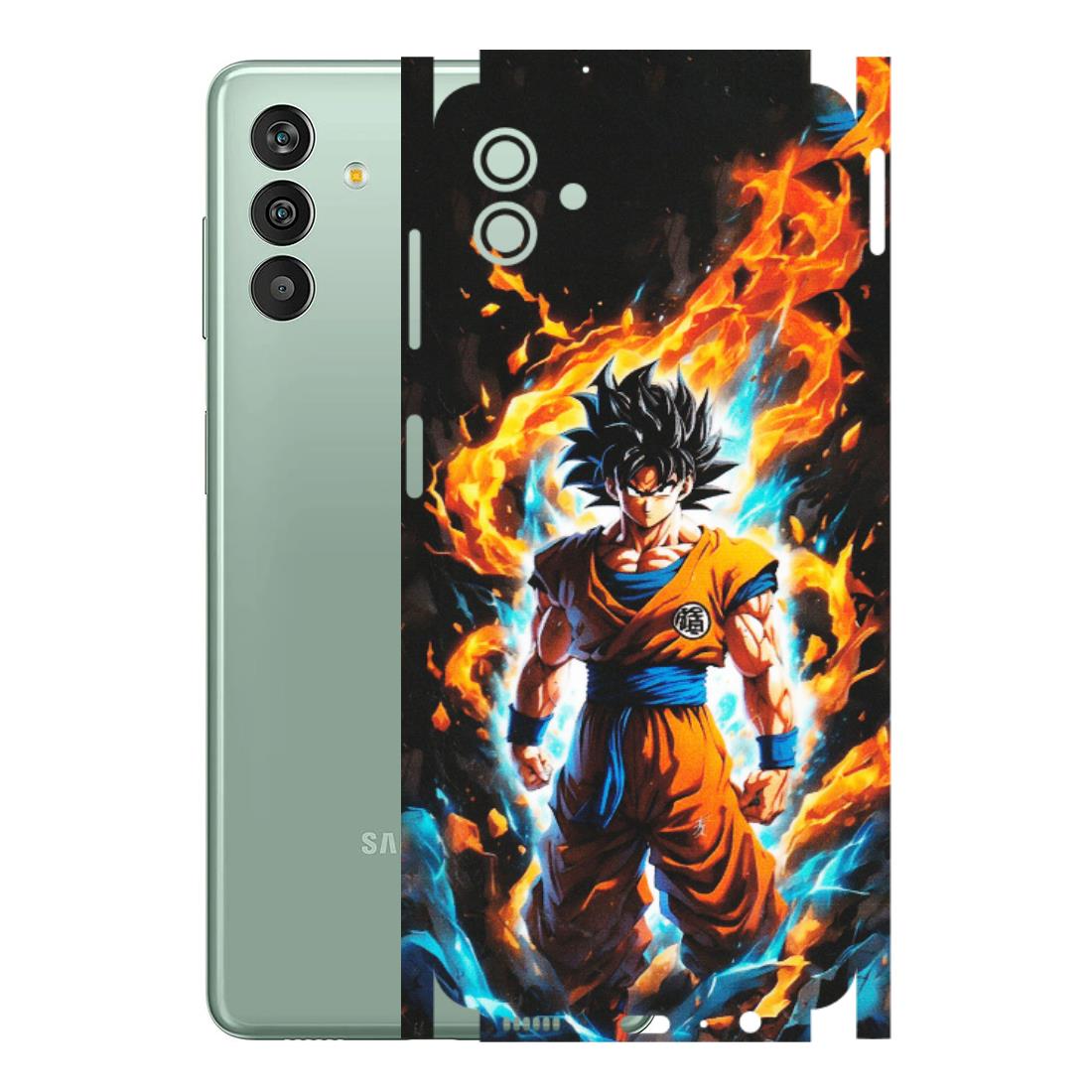 Samsung M/F/Note/Flip and C Phone Skins (All Models) - Goku Transformation Anime - Matte Finish (M-159) Samsung Galaxy M13 (5G)