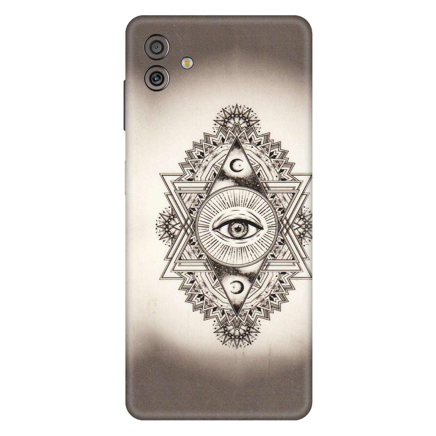 Samsung M/F/Note/Flip and C Phone Skins (All Models) - Illuminati Great Eye - Transparent Finish (T-14) Samsung Galaxy M13 (5G)