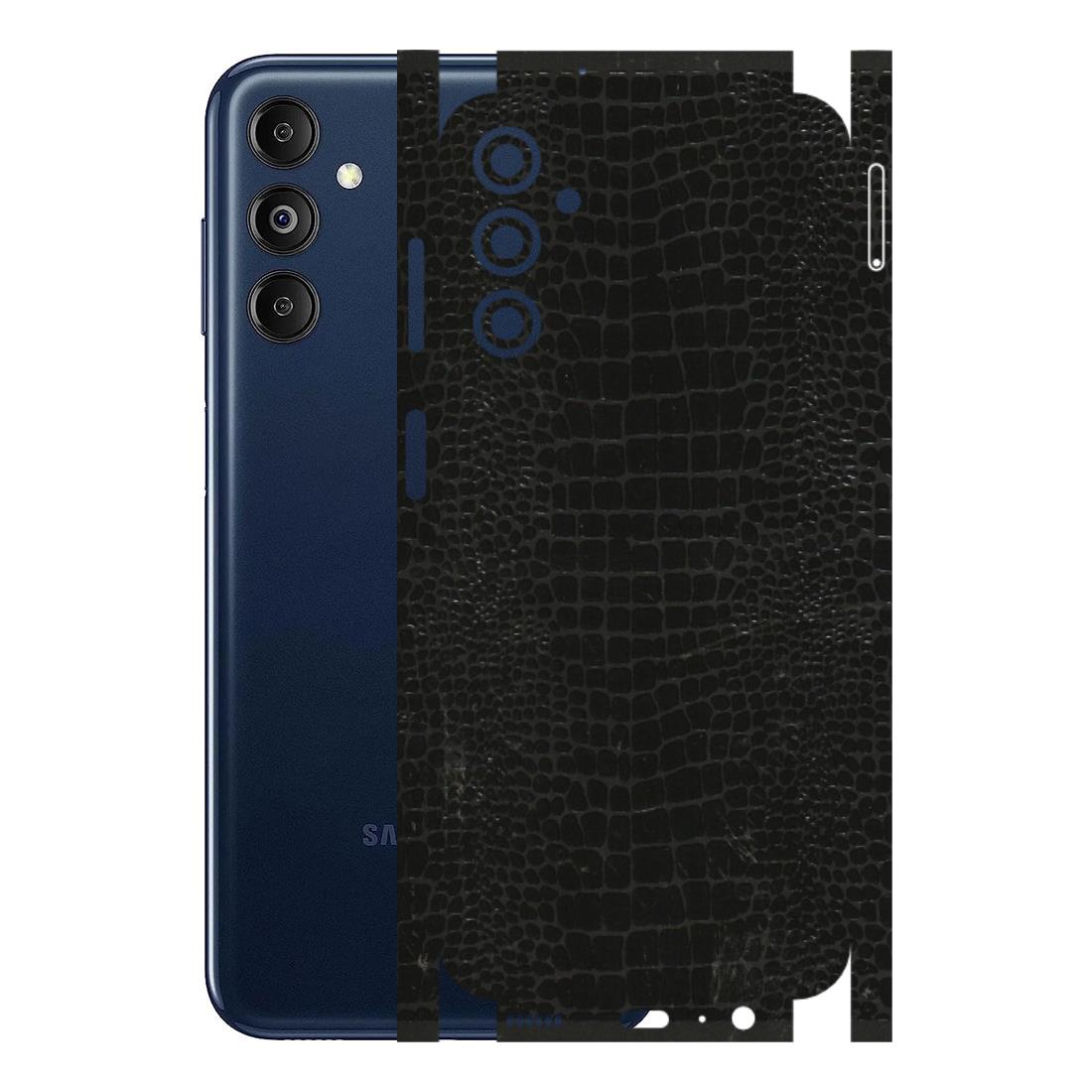 Samsung M/F/Note/Flip and C Phone Skins (All Models) - Snake Leather Black - 3D Embossed Finish (L-107) Samsung Galaxy M14 (5G)