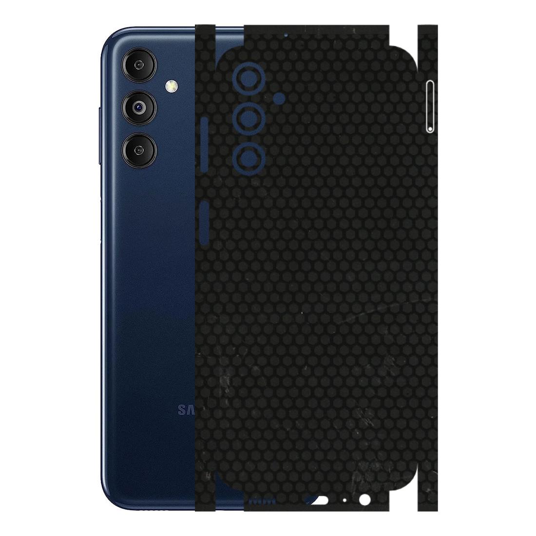 Samsung M/F/Note/Flip and C Phone Skins (All Models) - Black honeycomb - 3D Embossed Finish (L-114) Samsung Galaxy M14 (5G)