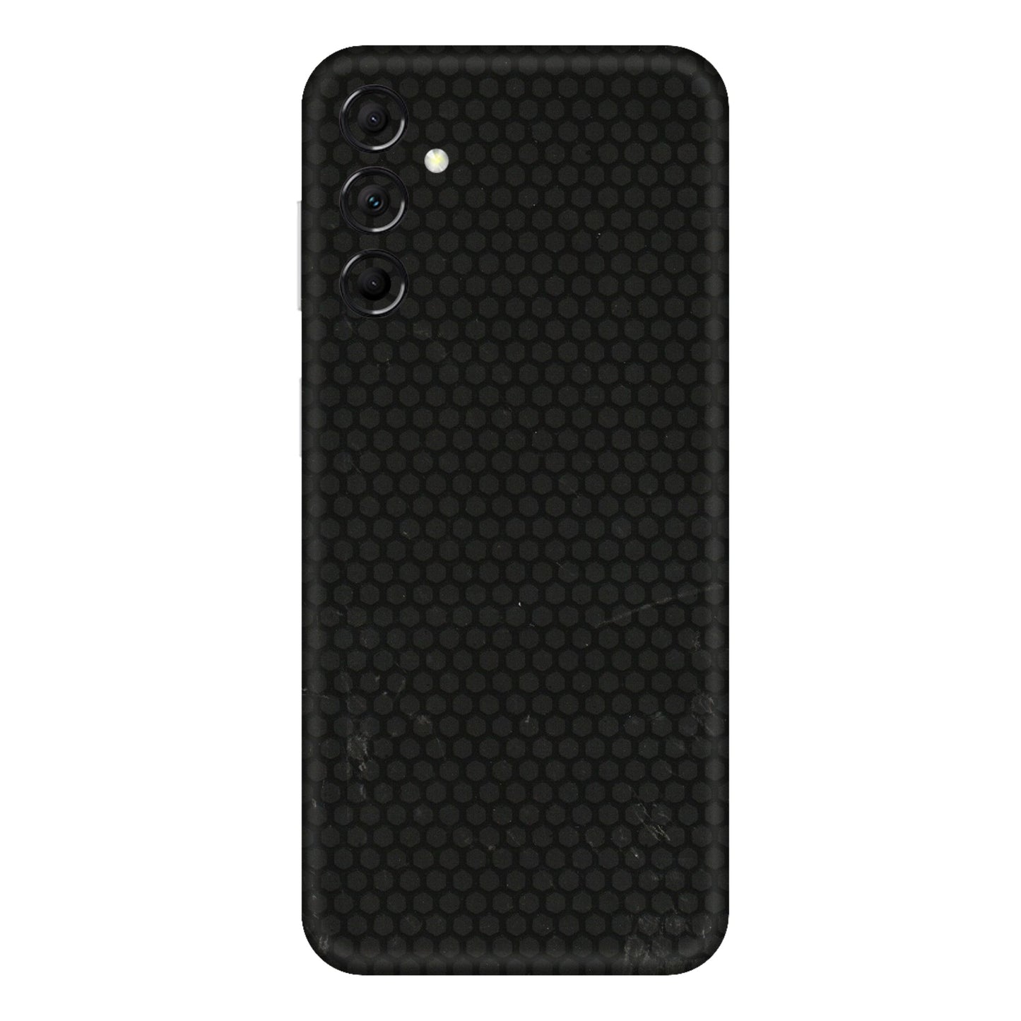 Samsung M/F/Note/Flip and C Phone Skins (All Models) - Black honeycomb - 3D Embossed Finish (L-114) Samsung Galaxy M14 (5G)