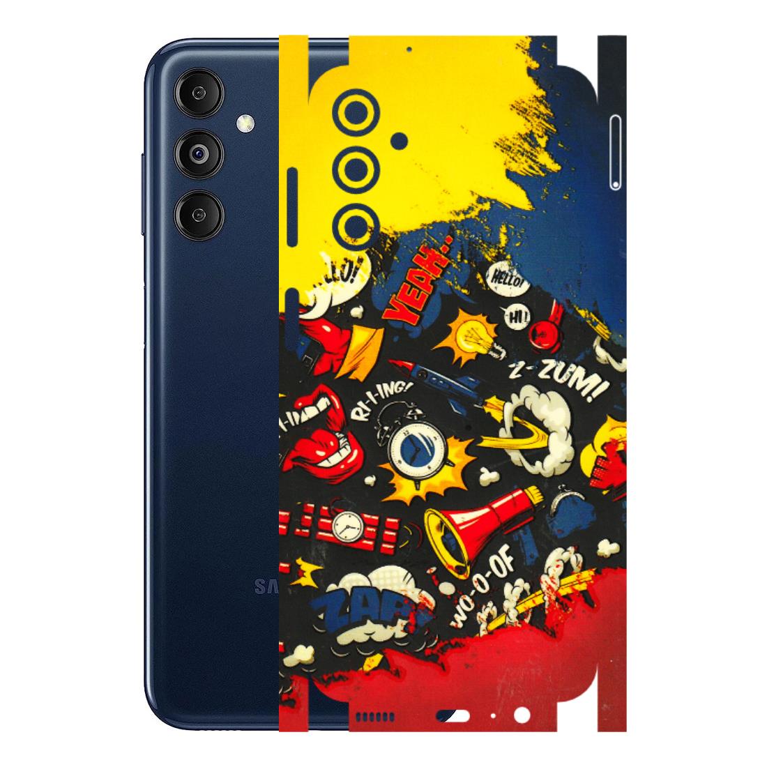 Samsung M/F/Note/Flip and C Phone Skins (All Models) - Pacific Doodle Art - 3D Embossed Finish (L-120) Samsung Galaxy M14 (5G)
