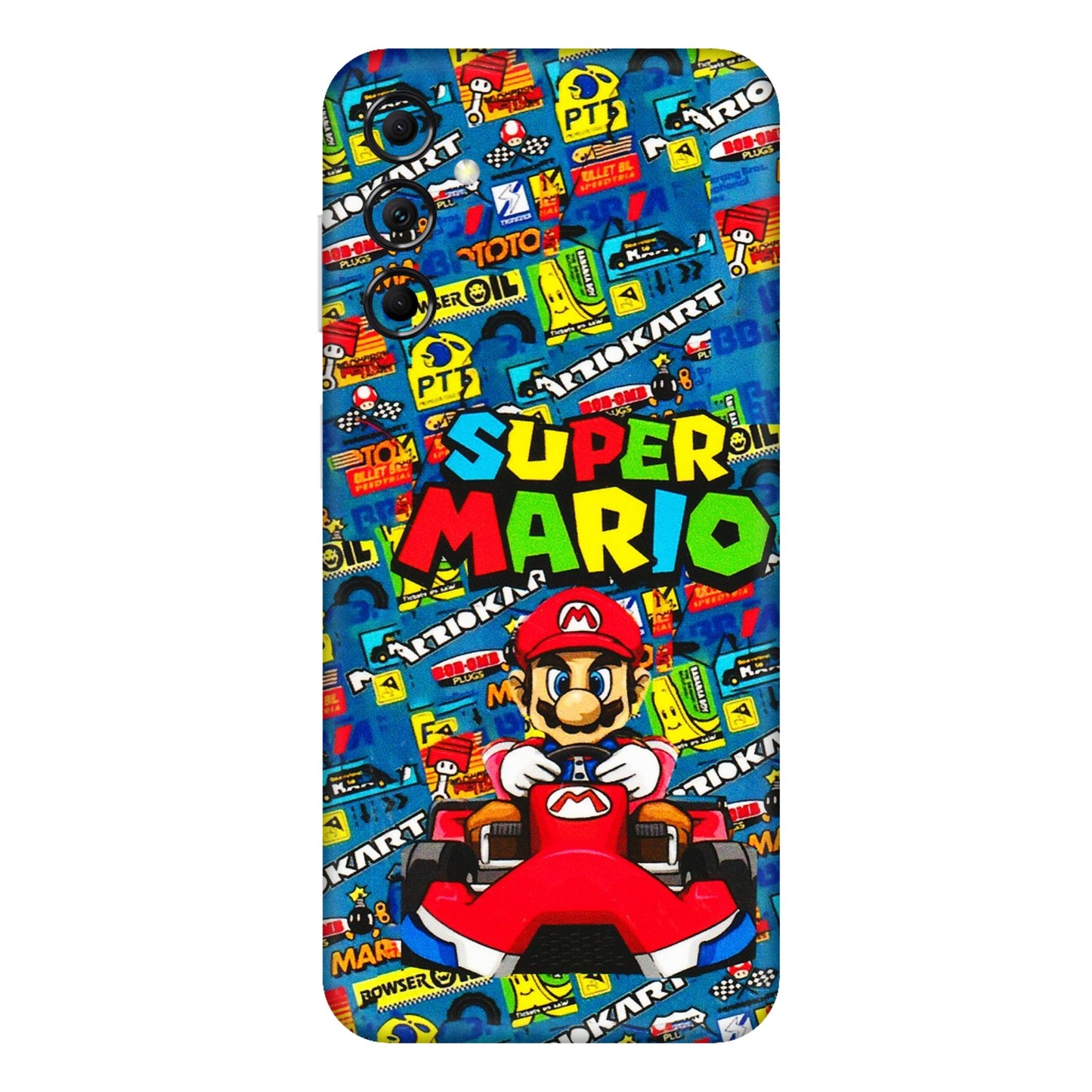 Samsung M/F/Note/Flip and C Phone Skins (All Models) - Super Mario Kart - 3D Embossed Finish (L-140) Samsung Galaxy M14 (5G)