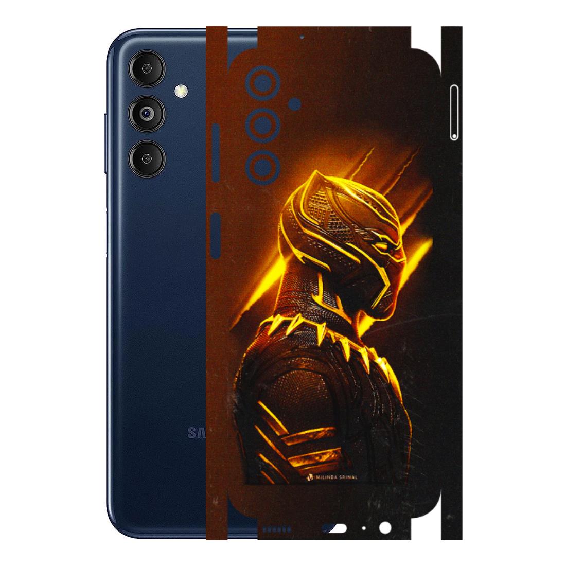 Samsung M/F/Note/Flip and C Phone Skins (All Models) - Gold Black Panther - 3D Embossed Finish (L-181) Samsung Galaxy M14 (5G)