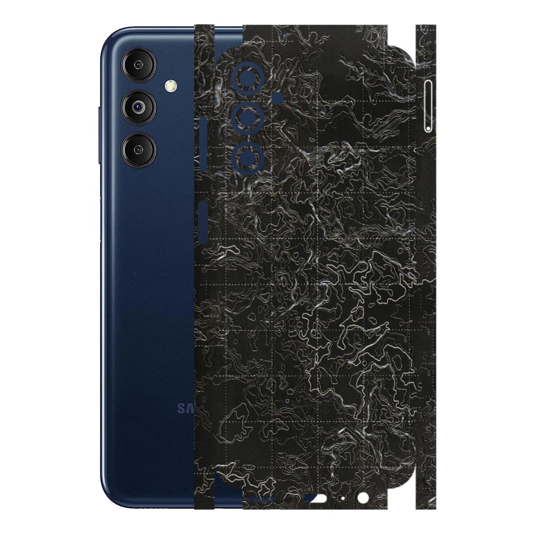 Samsung M/F/Note/Flip and C Phone Skins (All Models) - Black map Texture - 3D Embossed Finish (L-201) Samsung Galaxy M14 (5G)
