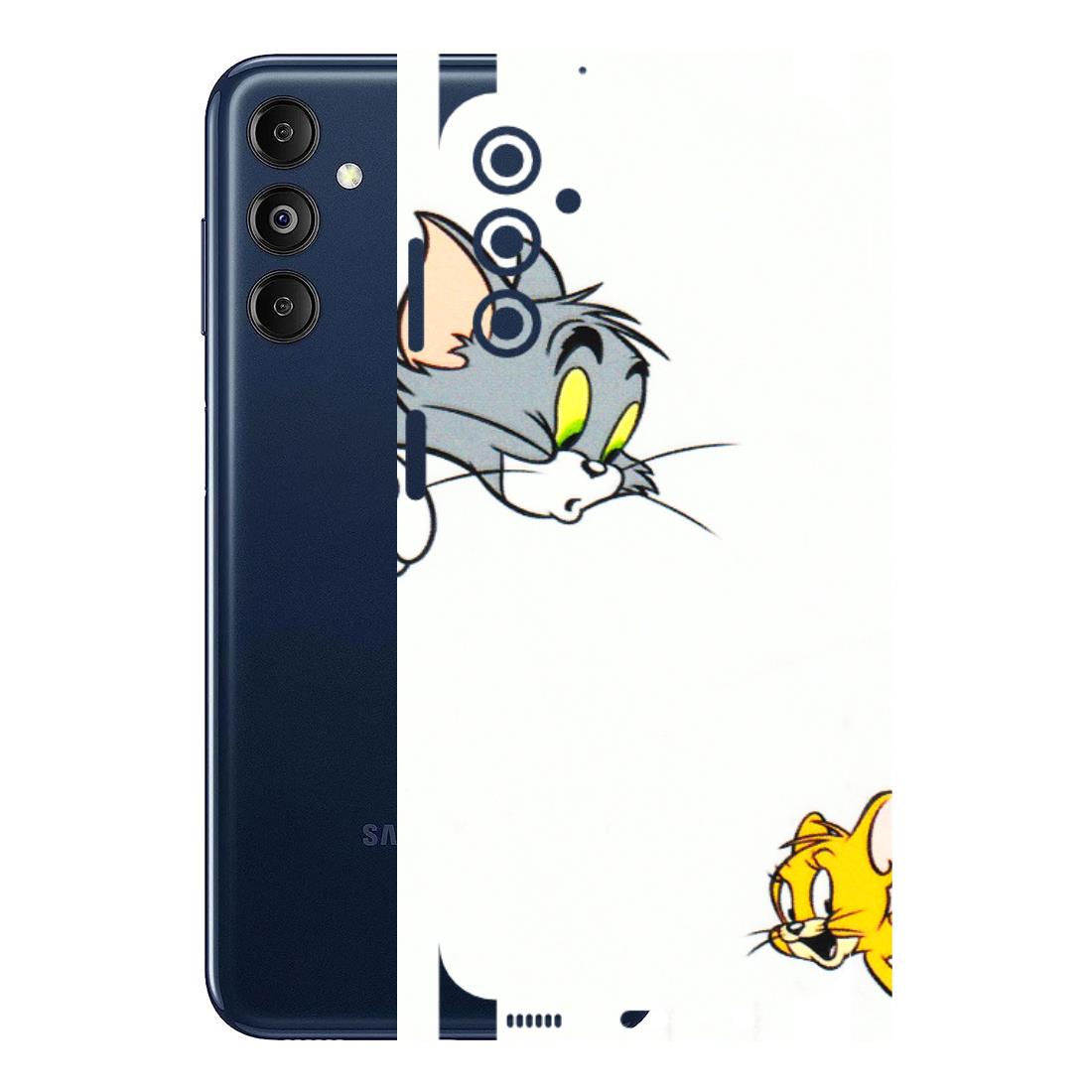 Samsung M/F/Note/Flip and C Phone Skins (All Models) - Cute Tom And Jerry - 3D Embossed Finish (L-220) Samsung Galaxy M14 (5G)
