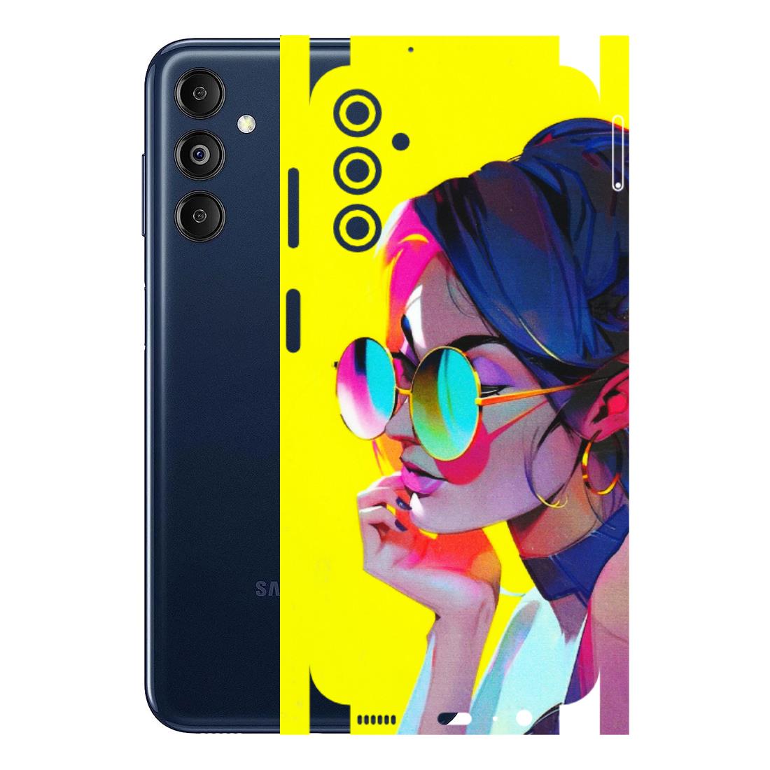 Samsung M/F/Note/Flip and C Phone Skins (All Models) - Bold Stylish Girl - 3D Embossed Finish (L-222) Samsung Galaxy M14 (5G)