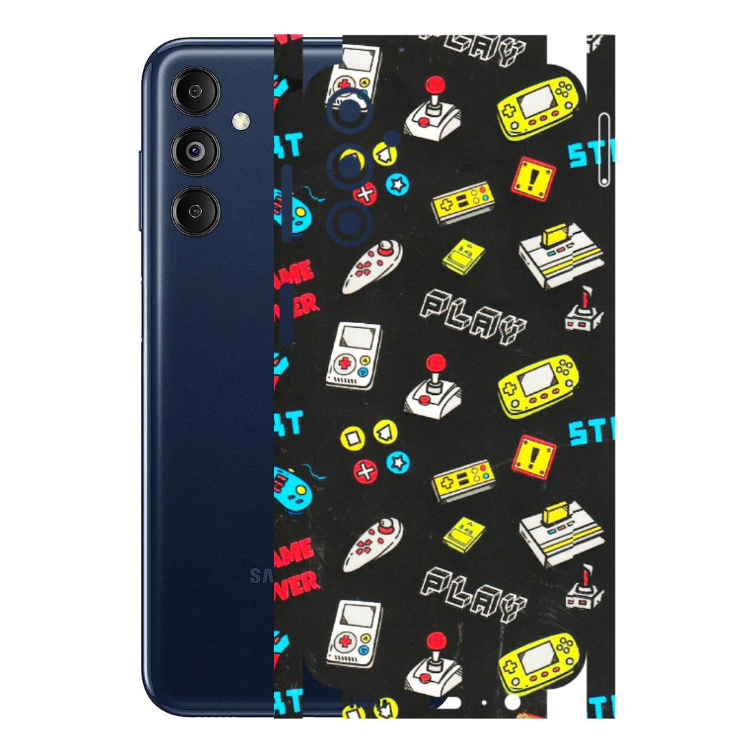 Samsung M/F/Note/Flip and C Phone Skins (All Models) - Gaming Doodles - 3D Embossed Finish (L-224) Samsung Galaxy M14 (5G)