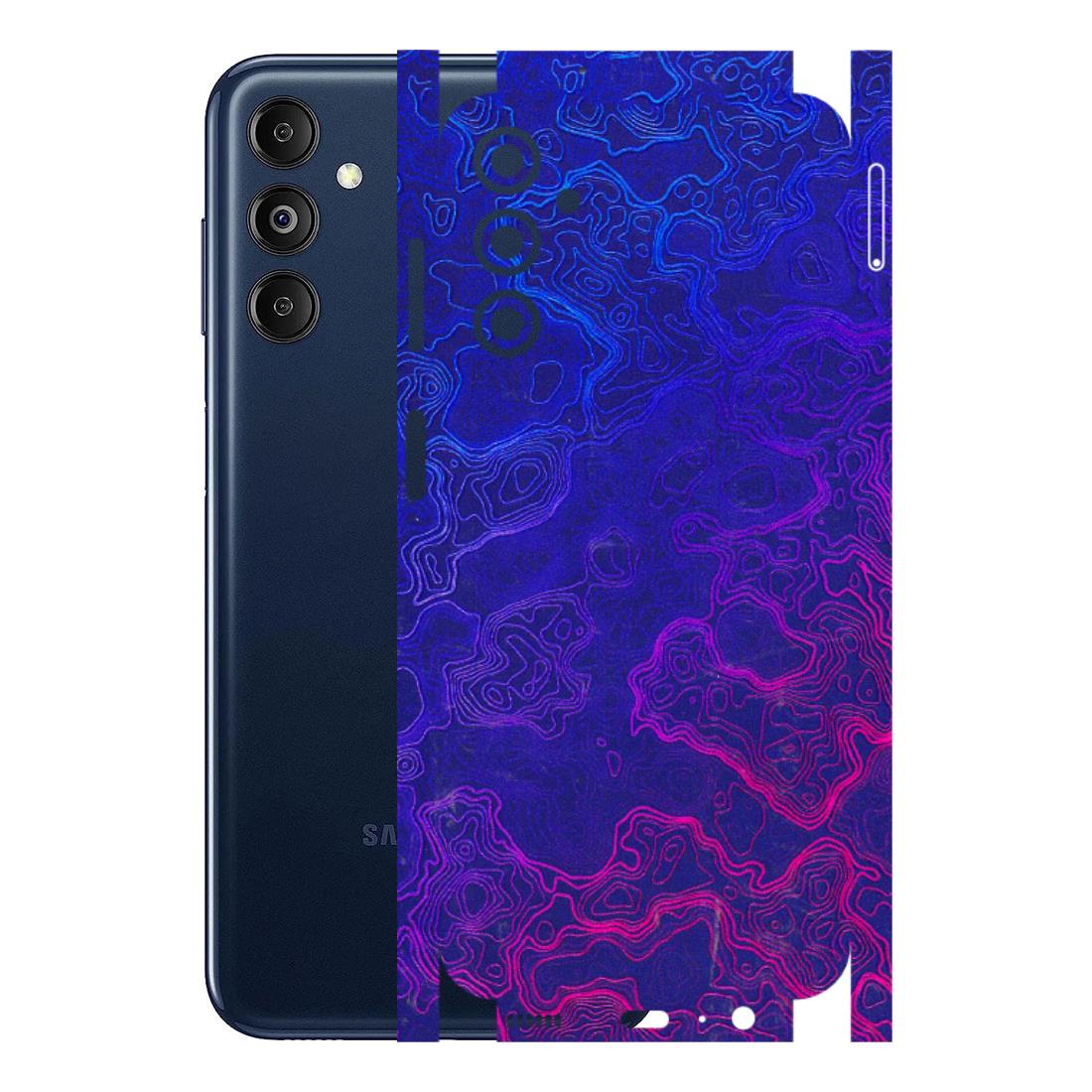 Samsung M/F/Note/Flip and C Phone Skins (All Models) - Purple Ripples Swirl - 3D Embossed Finish (L-314) Samsung Galaxy M14 (5G)