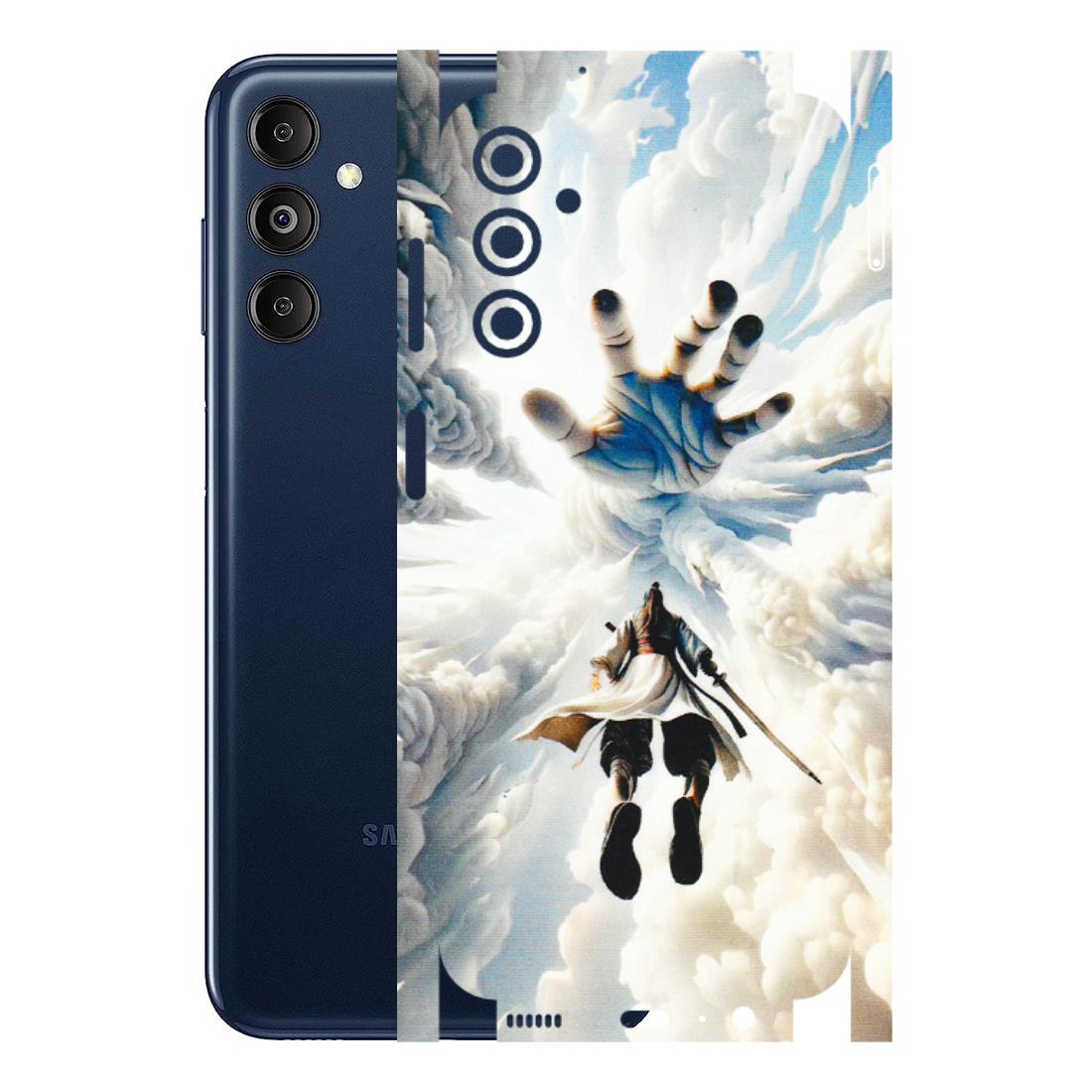 Samsung M/F/Note/Flip and C Phone Skins (All Models) - Big Hand With Monkey King - 3D Embossed Finish (L-323) Samsung Galaxy M14 (5G)