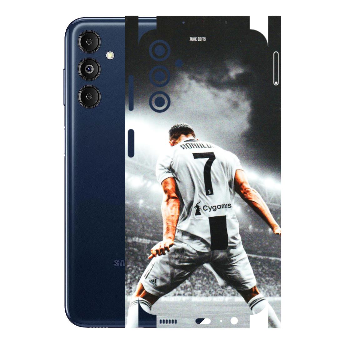 Samsung M/F/Note/Flip and C Phone Skins (All Models) - Ronaldo CR7 Crazy - 3D Embossed Finish (L-44) Samsung Galaxy M14 (5G)