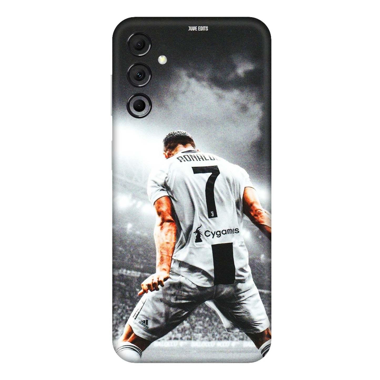 Samsung M/F/Note/Flip and C Phone Skins (All Models) - Ronaldo CR7 Crazy - 3D Embossed Finish (L-44) Samsung Galaxy M14 (5G)