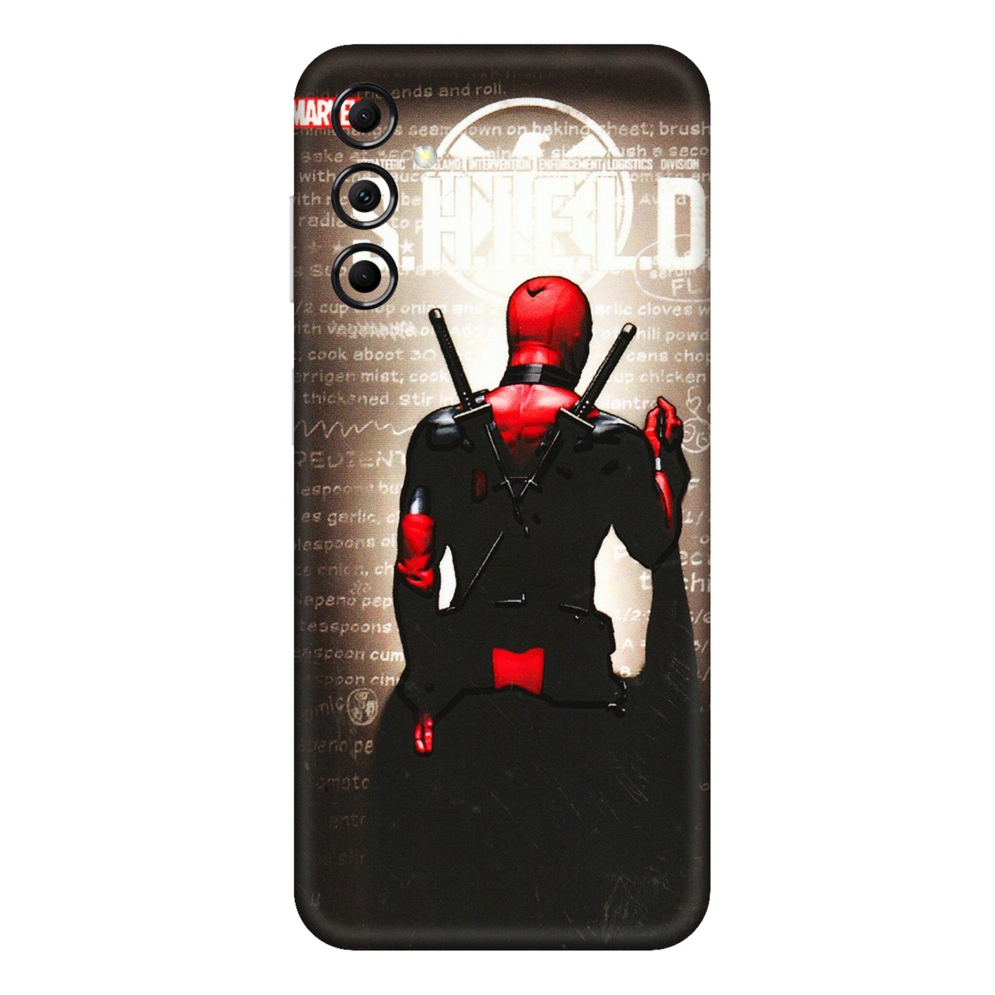 Samsung M/F/Note/Flip and C Phone Skins (All Models) - Deadpool - 3D Embossed Finish (L-56) Samsung Galaxy M14 (5G)