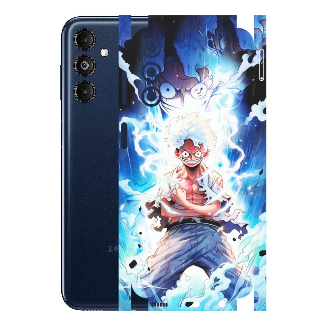 Samsung M/F/Note/Flip and C Phone Skins (All Models) - Blue Thunder Luffy Anime - Matte Finish (M-132) Samsung Galaxy M14 (5G)