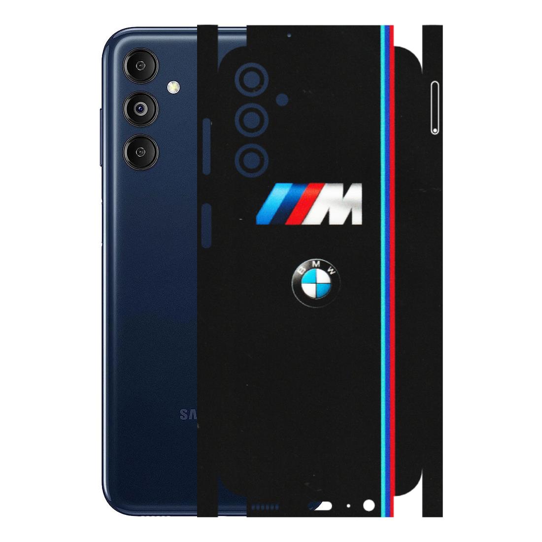 Samsung M/F/Note/Flip and C Phone Skins (All Models) - Styling With Black BMW - Matte Finish (M-74) Samsung Galaxy M14 (5G)