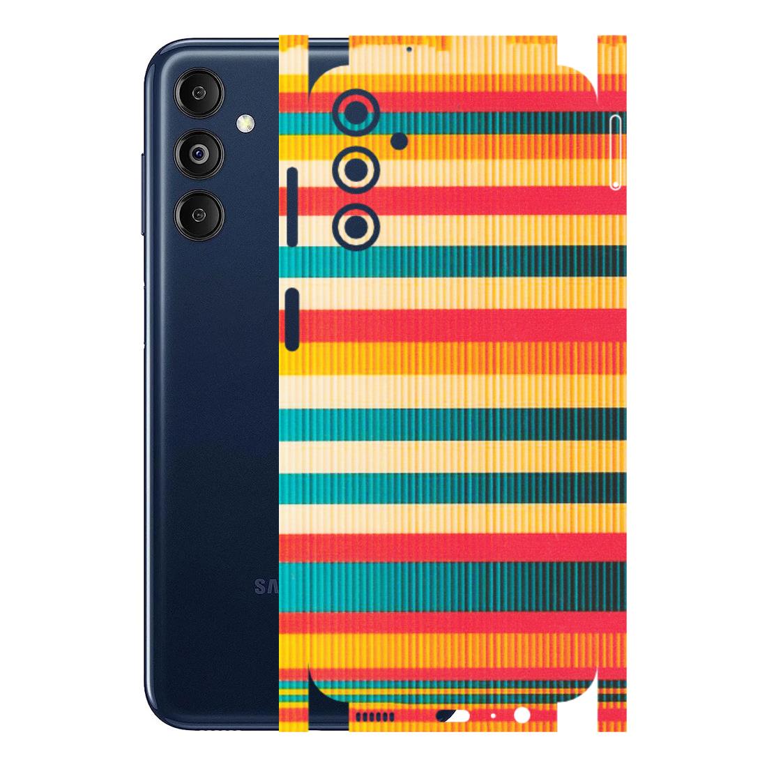 Samsung M/F/Note/Flip and C Phone Skins (All Models) - Colourful Stripes Soothing Effect - Matte Finish (M-86) Samsung Galaxy M14 (5G)