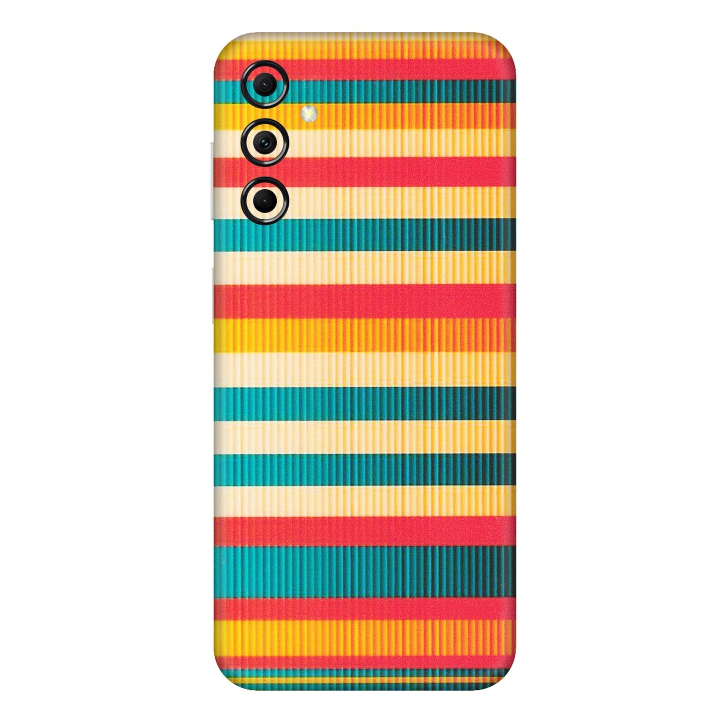 Samsung M/F/Note/Flip and C Phone Skins (All Models) - Colourful Stripes Soothing Effect - Matte Finish (M-86) Samsung Galaxy M14 (5G)