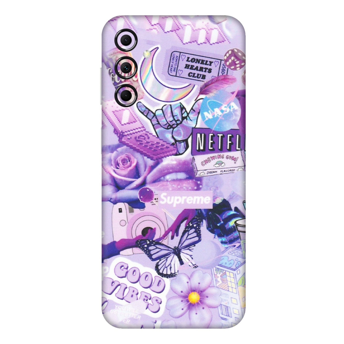 Samsung M/F/Note/Flip and C Phone Skins (All Models) - Supreme Purple Magic - Matte Finish (M-88) Samsung Galaxy M14 (5G)