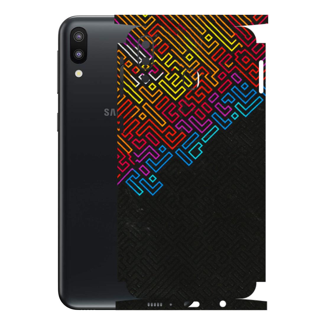 Samsung M/F/Note/Flip and C Phone Skins (All Models) - Dotme Pattern Art - 3D Embossed Finish (L-121) Samsung Galaxy M20