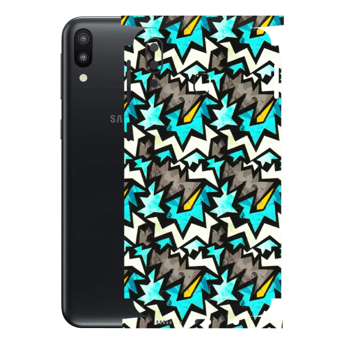 Samsung M/F/Note/Flip and C Phone Skins (All Models) - Funky Zig Zag - 3D Embossed Finish (L-223) Samsung Galaxy M20