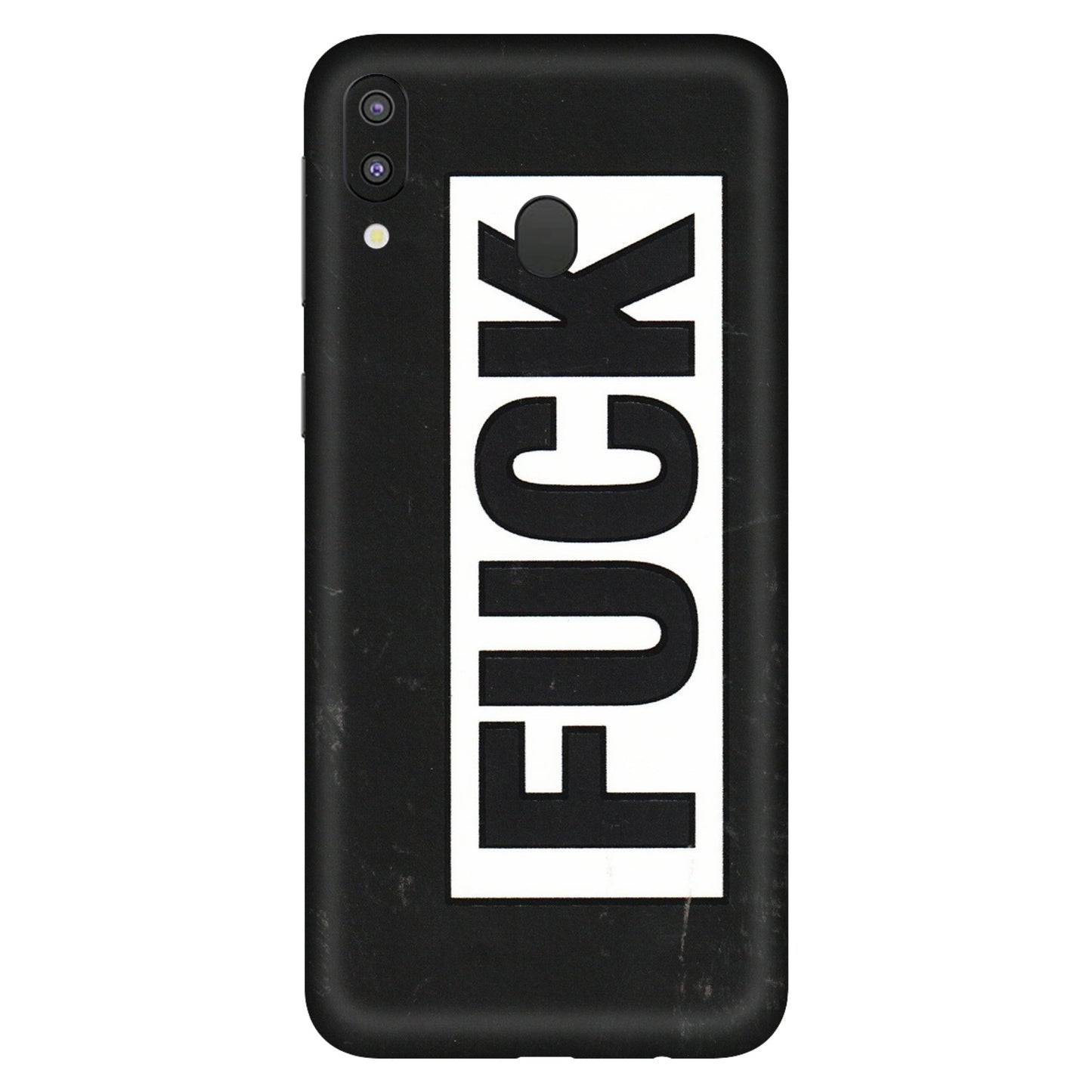 Samsung M/F/Note/Flip and C Phone Skins (All Models) - The F Word - 3D Embossed Finish (L-255) Samsung Galaxy M20