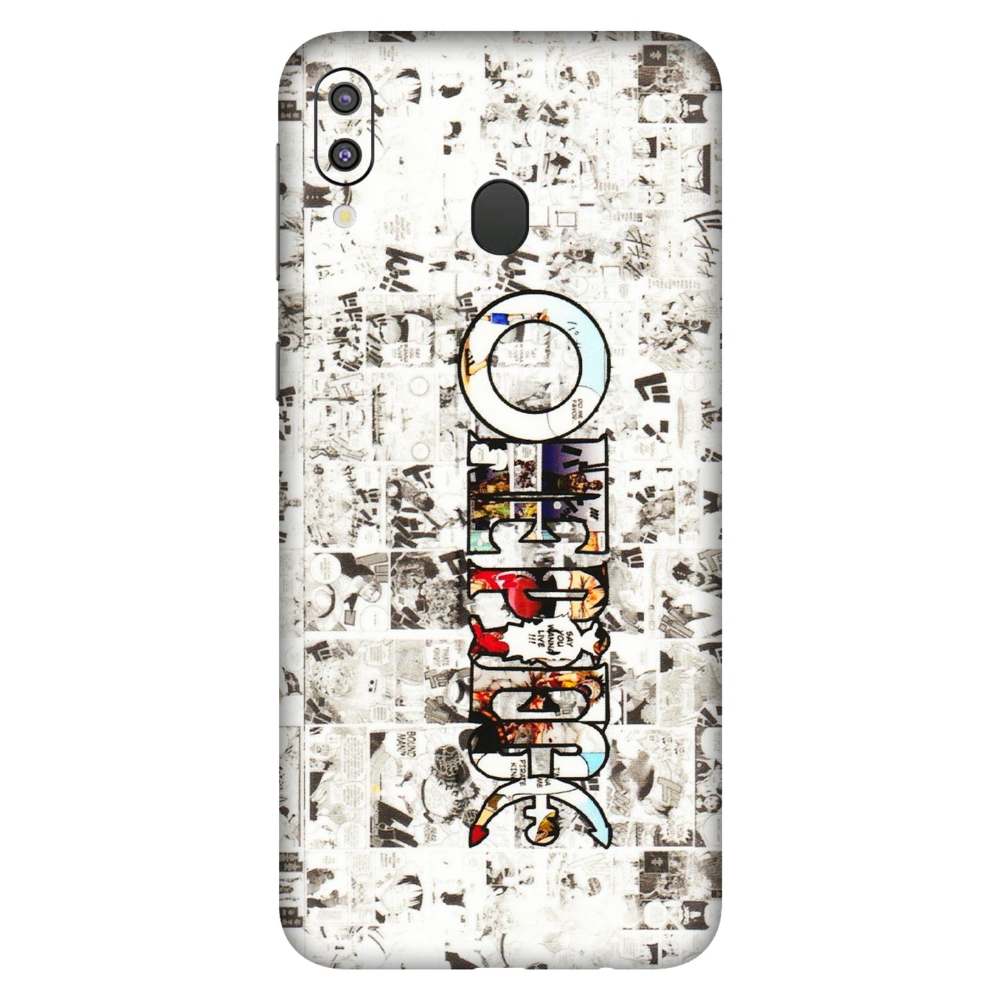 Samsung M/F/Note/Flip and C Phone Skins (All Models) - One Piece Manga - 3D Embossed Finish (L-26) Samsung Galaxy M20