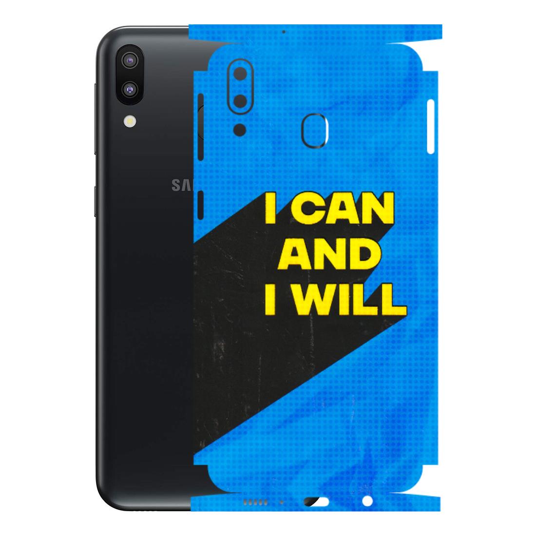 Samsung M/F/Note/Flip and C Phone Skins (All Models) - I Can And I Will - 3D Embossed Finish (L-281) Samsung Galaxy M20