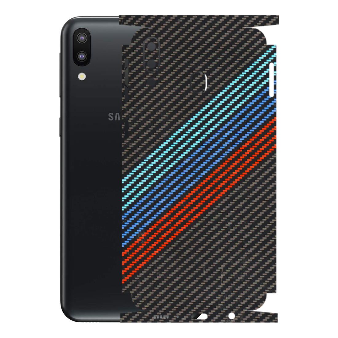 Samsung M/F/Note/Flip and C Phone Skins (All Models) - Carbon BM - 3D Embossed Finish (L-302) Samsung Galaxy M20