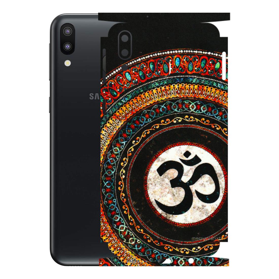 Samsung M/F/Note/Flip and C Phone Skins (All Models) - Aum Chant Abstract - 3D Embossed Finish (L-42) Samsung Galaxy M20
