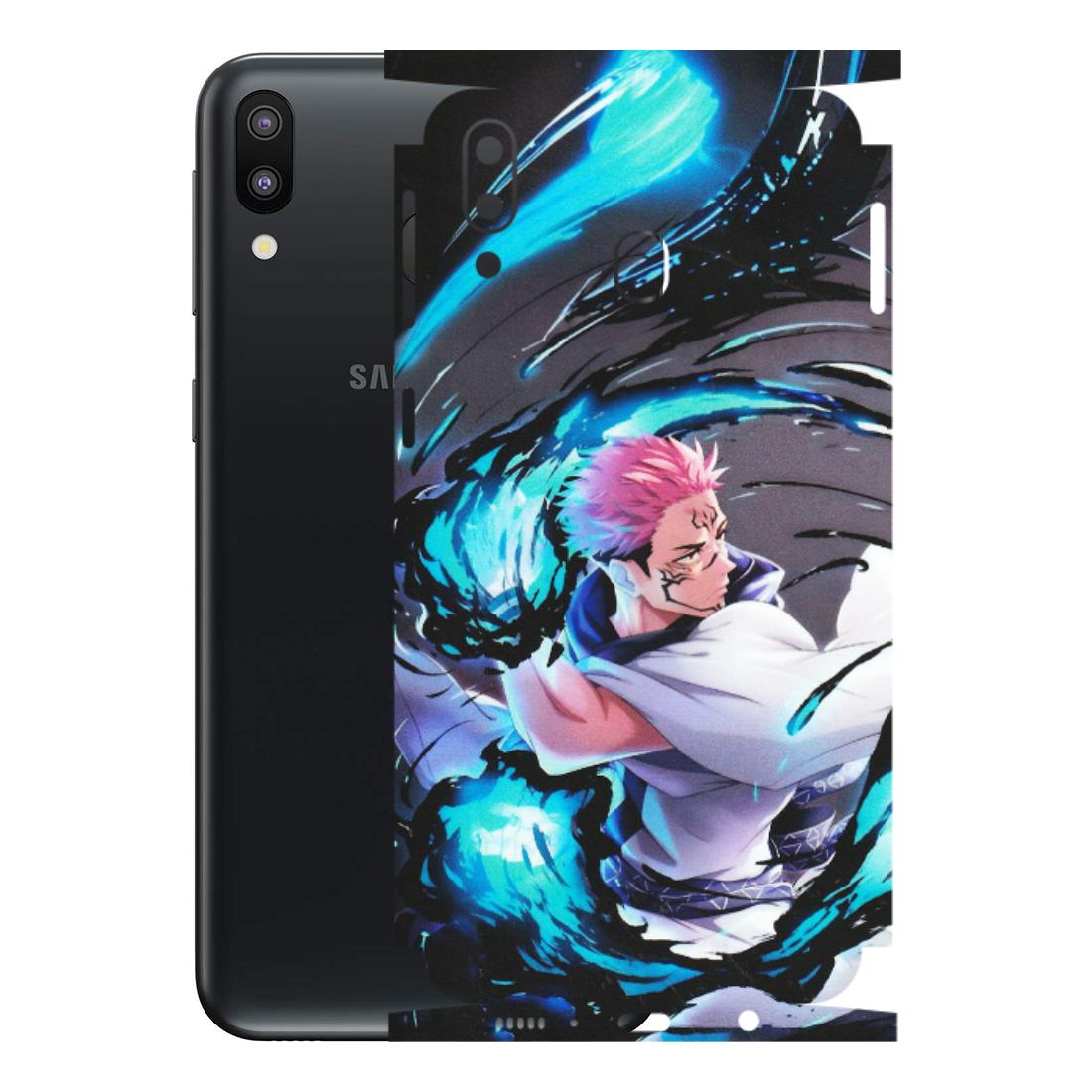 Samsung M/F/Note/Flip and C Phone Skins (All Models) - New Jujutsu Kaisen Grey Blue Anime - Matte Finish (M-127) Samsung Galaxy M20