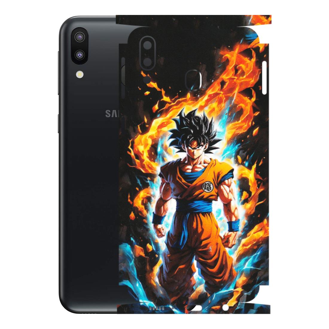 Samsung M/F/Note/Flip and C Phone Skins (All Models) - Goku Transformation Anime - Matte Finish (M-159) Samsung Galaxy M20