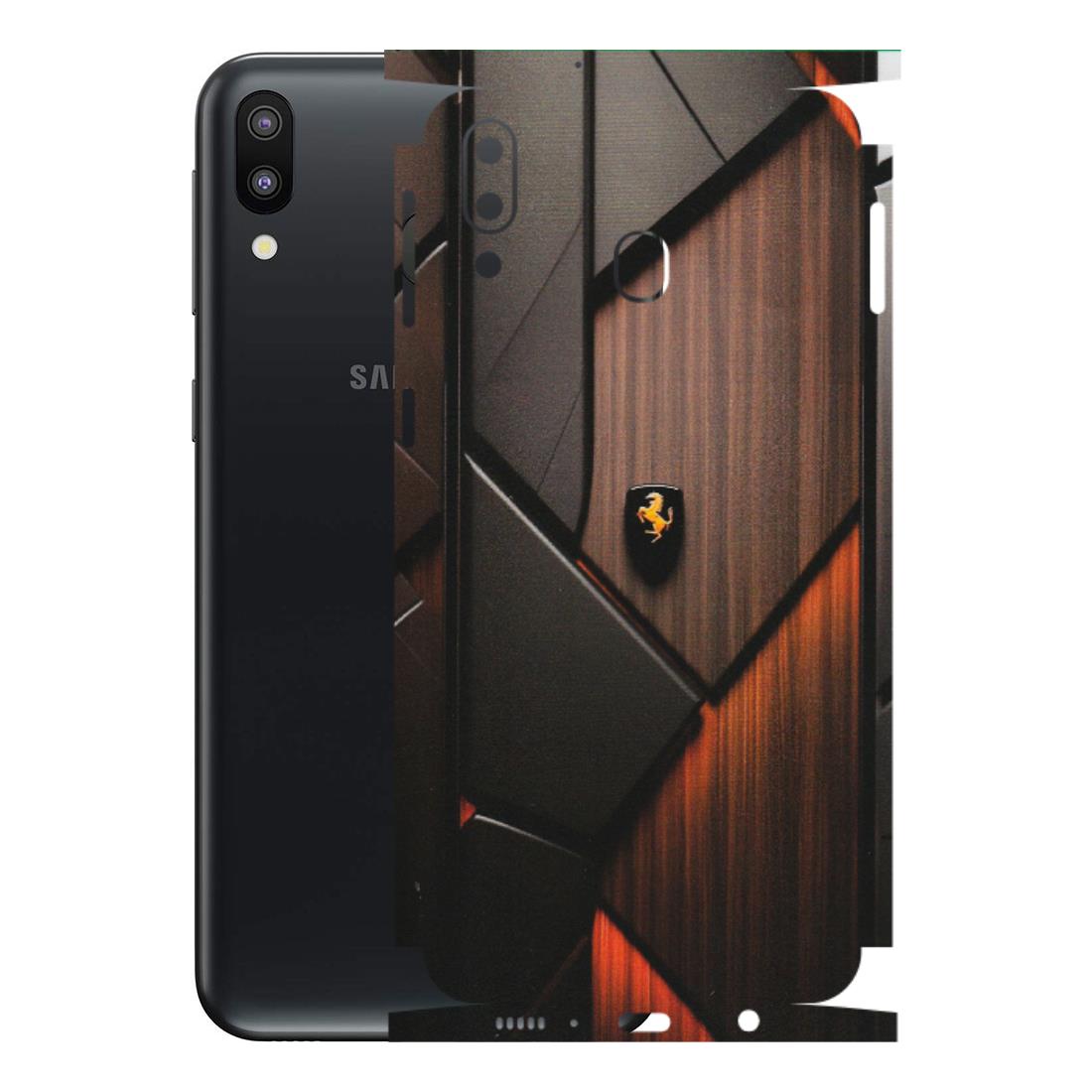 Samsung M/F/Note/Flip and C Phone Skins (All Models) - Lambo Beauty Wood Pattern Sober - Matte Finish (M-51) Samsung Galaxy M20
