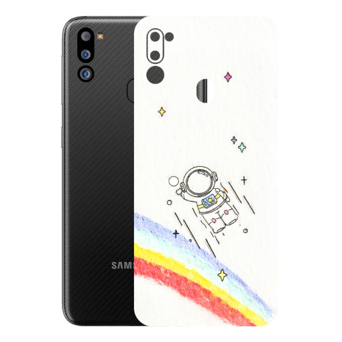 Samsung M/F/Note/Flip and C Phone Skins (All Models) - Milkyway Astronaut - 3D Embossed Finish (L-110) Samsung Galaxy M21 2021